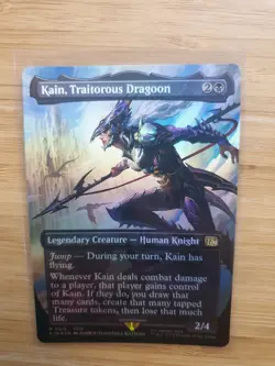 MTG: Kain, Traitorous Dragoon (Borderless 316) (FOIL) - NM - FINAL FANTASY - Image 1