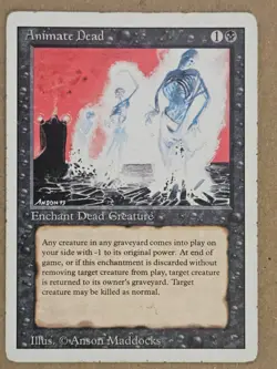 Animate Dead - Revised Edition - Moderately Played | MTG - Image 1