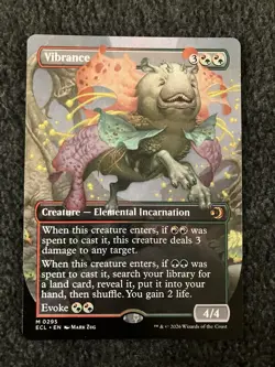 Magic The Gathering MTG - Vibrance (Borderless) - Lorwyn Eclipsed - Image 1