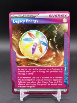 Legacy Energy 167/167 Ace Spec Rare Holo Foil Twilight Masquerade Pokemon - Image 1