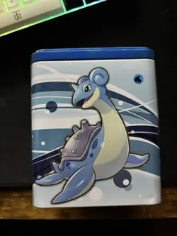 2022 Pokemon TCG Stacking Tin Factory Sealed - Water Type - 3 Packs - Image 1