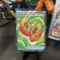 2025 Pokemon Mega Evolution MEG EN Buddy-Buddy Poffin Ultra Rare #167/132 - Image 1