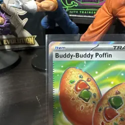 2025 Pokemon Mega Evolution MEG EN Buddy-Buddy Poffin Ultra Rare #167/132 - Image 3