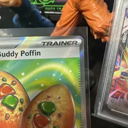 2025 Pokemon Mega Evolution MEG EN Buddy-Buddy Poffin Ultra Rare #167/132 - Image 4