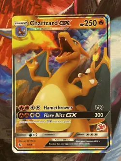 Pokemon TCG Charizard GX 9/68 Stamped Battle Academy Promo MP.Condition - Image 1