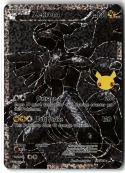 Zekrom ⭐ 114/114 Holo Celebrations: Classic Collection Pokemon NM - Image 1