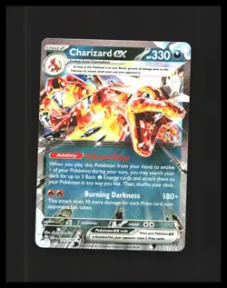 2023 Charizard EX Pokemon Obsidian Flames 125/197 DOUBLE RARE - Image 1