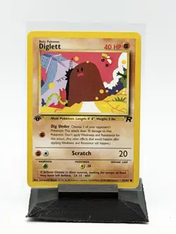Pokemon Diglett 52/82 1st Edition Team Rocket Non Holo - Image 1