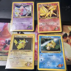 Pokemon Gym Challenge Lot Of 4 Pikachu Psyduck And More - Image 1