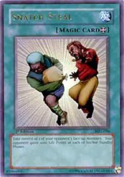 Yugioh! LP Snatch Steal - MRL-036 - Ultra Rare - Unlimited Edition Lightly Playe - Image 1