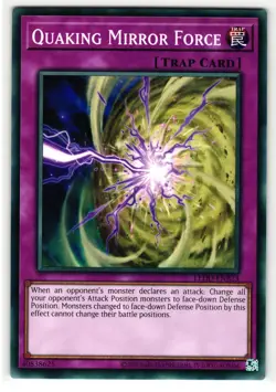QUAKING MIRROR FORCE LEDD-ENB23 COMMON YU-GI-OH TCG - Image 1