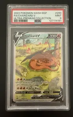 Charizard V SWSH260 SWSH: Sword & Shield Promo Cards Holo psa 9 - Image 1