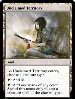 UNCLAIMED TERRITORY : altered-art card for use w- MTG : seductive Samurai girl! - Image 1