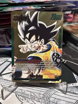 Son Goku SB02-033 Gold Leader Manga Booster 02 Dragon Ball Card English - Image 2