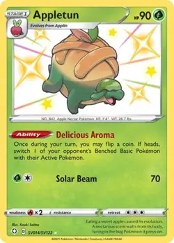Pokemon Appletun NM 1st Edition Normal Shining Fates: Shiny Vault - Image 1