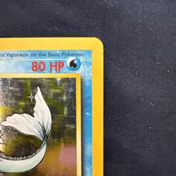 Pokemon TCG Vaporeon Holo Rare Card 12/64 Jungle Vintage 1999 LP - Image 3