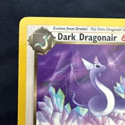 Dark Dragonair 1st Edition 33/82 Team Rocket Pokemon Card - Image 2