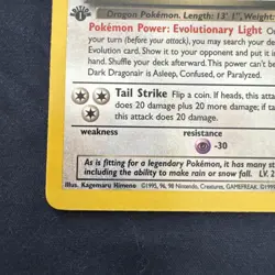 Dark Dragonair 1st Edition 33/82 Team Rocket Pokemon Card - Image 5