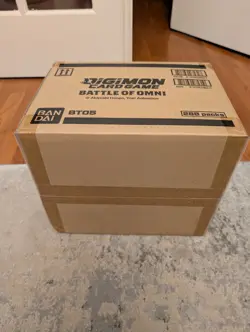 Digimon Card Game Battle of Omni BT05 Factory Sealed Booster Case 12 Boxes - Image 3