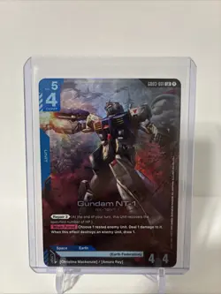 Gundam Card Game Gundam NT-1 GD03-001 LR - Near Mint - English - Image 1