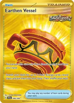 Pokemon Earthen Vessel NM 1st Edition Normal SV: Shrouded Fable - Image 1