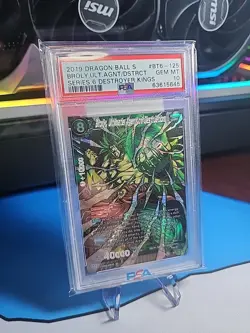 Psa 10 / Broly Ultimate Agent Of Destruction 1st Edition/ Dragon Ball Super Card - Image 1