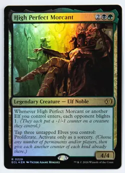 Lorwyn Eclipse High Perfect Morcant FOIL Rare 229 Magic the Gathering - Image 1