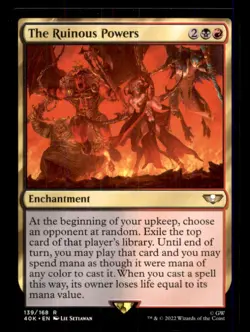 The Ruinous Powers LP Light Play Warhammer MTG [11993] - Image 1
