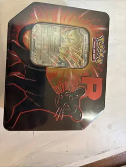 Destined Rivals Team Rocket Tin (Persian ex) - Sealed New - Pokemon TCG - Image 1