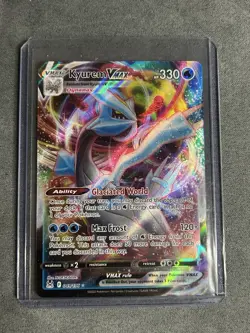 Pokemon TCG Kyurem VMAX Holo Ultra Rare Card Sword & Shield Lost Origin 049/196 - Image 1