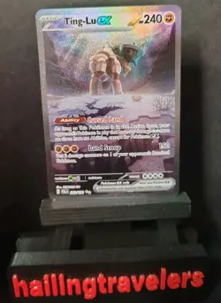 Pokemon Ting-Lu EX 263/193 Special Illustration Rare Sv02: Paldea Evolved NM - Image 1