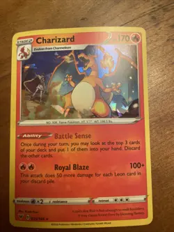 Pokemon TCG Charizard 025/185 Cracked Ice Holo Sword & Shield Vivid Voltage NM - Image 1