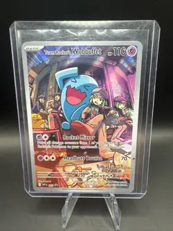Team Rocket's Wobbuffet Pokemon Center 203 SV: Stamped - Image 1