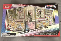 Pokemon TCG Prismatic Evolutions Premium Figure Collection Sealed - Image 1