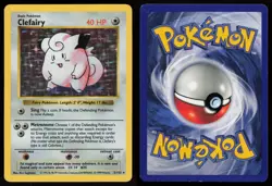 Clefairy 5/102 SHADOWLESS Holo Rare Base Set Pokemon - Image 3