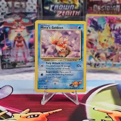 Misty's Goldeen 85/132 Pokemon Gym Heroes Common NM - Image 1