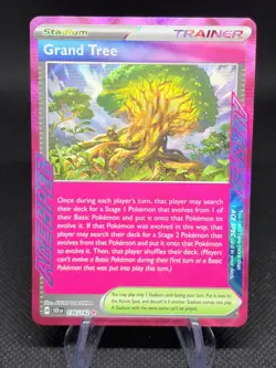 Grand Tree 136/142 ACE SPEC Rare Holo Pokemon 2024 Stellar Crown NM - Image 1