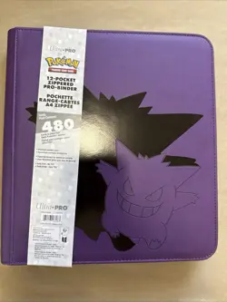 Ultra Pro Zippered PRO Binder 12-Pocket Pokemon Elite Series Gengar - Image 1