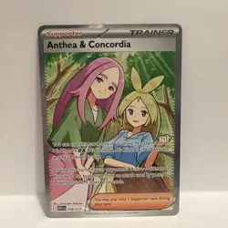 Anthea and Concordia 254/217 Ascended Heroes Pokemon TCG Full Art Trainer - Image 1