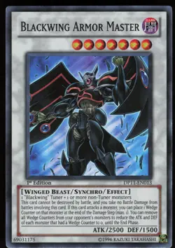 Blackwing Armor Master DP11-EN013 Super Rare 1st Edition Yu-Gi-Oh - Image 1