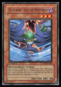 Blackwing - Gale the Whirlwind CRMS-EN008 Rare Crimson Crisis Yu-Gi-Oh - Image 1