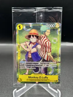 One Piece Card Game One Piece TCG Monkey D. Luffy OP-10-111 Promo Mint Sealed #5 - Image 1