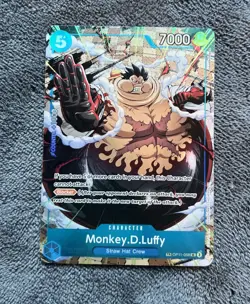 OP13 LUFFY OP11-058 TREASURE RARE CARRYING ON HIS WILL NM+ RAW CARD ONE PIECE - Image 1