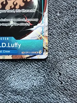 OP13 LUFFY OP11-058 TREASURE RARE CARRYING ON HIS WILL NM+ RAW CARD ONE PIECE - Image 5