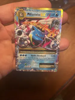 Pokemon TCG Mega M Blastoise EX Evolutions Holo Ultra Rare Card 22/108 - Image 3