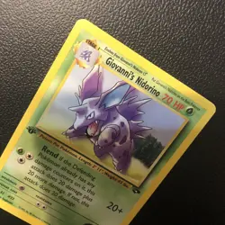Giovanni's Nidorino 45/132 Gym Challenge 1st First Edition Pokemon Card NM - Image 5