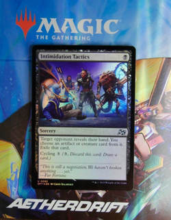 MTG DFT Intimidation Tactics | Sorcery Uncommon Foil 0092 - Image 1