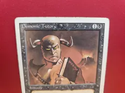 Demonic Tutor Revised #105 MtG - Image 3