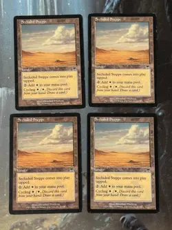 MTG Secluded Steppe x4 Onslaught Playset MP ONS Magic 4x Play Set - Image 2