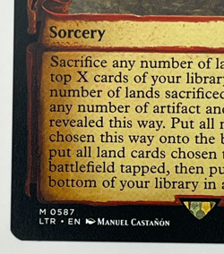 MTG Hew the Entwood Showcase Scrolls LTR #587 Lord of the Rings Magic LOTR - Image 5